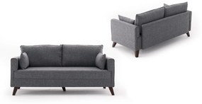 Sofá de 2 Lugares Bella – Cinzento – 177x85x81 cm