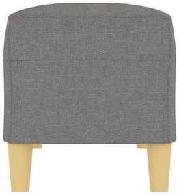 Banco 100x35x41 cm tecido cinza-escuro