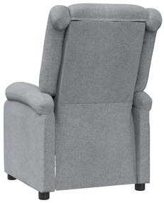 Poltrona de massagens tecido cinzento-claro
