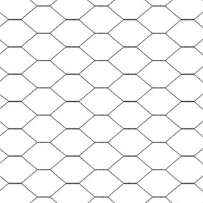 Postes de Cerca vidaXL 11 pcs U-Channel Cinza 60 cm Aço, Cerca Hexagon
