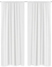 vidaXL Cortinas blackout 2 pcs camada dupla 140 x 245 cm branco
