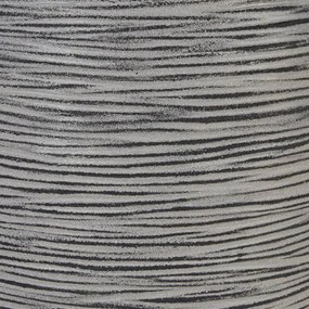 Vaso redondo Nature Rib 40x32 cm antracite KOFZ270