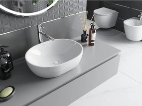 Mexen Viki lavatório de bancada 48 x 35 cm, branco - 21054800