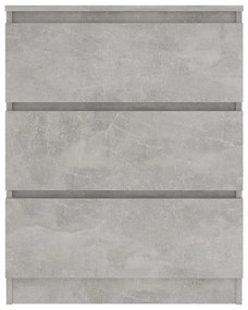 Aparador 60x35x76 cm derivados de madeira cinzento cimento