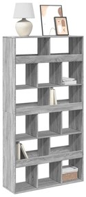 vidaXL Estante 100x33x187,5 cm derivados de madeira cinzento sonoma