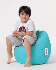 Puff de Jardim Premium Kids – Turquesa – 60x60x25 cm | Tribo Home