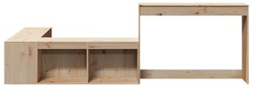 Mesa de cabeceira com secretária 222x107x75 cm pinho maciço