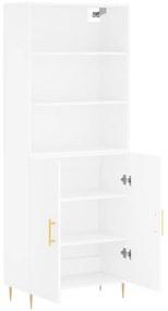 Armário alto 69,5x34x180 cm derivados de madeira branco