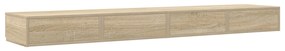 Gavetas para Cama vidaXL Carvalho Sonoma 180x36,5x16,5 cm em Madeira d