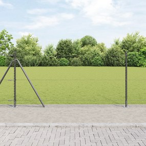 Cerca Hexagonal Cinza 1x10 m Aço