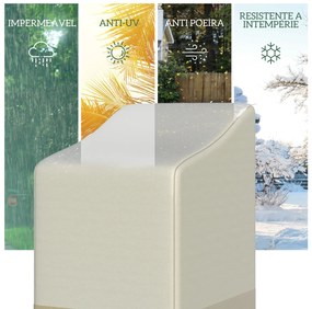 Capa para Cadeiras Empilháveis 90x70x115 cm Capa para Cadeiras de Jard