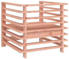 Cadeiras de jardim 2 pcs madeira de douglas maciça