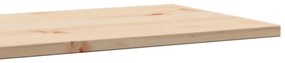 Tampos de mesa retangulares 2 pcs 80x40x1,7 cm pinho maciço