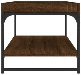 Mesa centro 100x49x45 cm derivados de madeira carvalho castanho