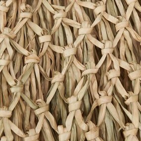 Guarda-chuva Tiki com dossel de folha de bananeira 240 cm Bambu