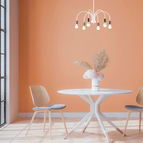 Candeeiro de Teto Sorek – Branco – 68 x 68 cm