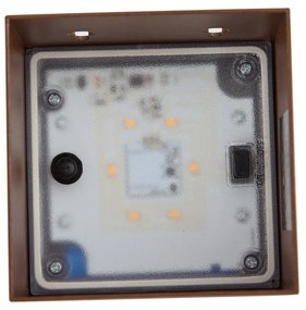 Candeeiro de Parede Exterior Castanho Ferrugem Incl. LED 2-Luzes IP65 Solar - Charlene Moderno
