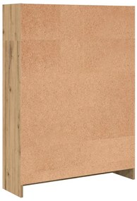 Estante 80x24x109 cm derivados de madeira carvalho artisiano