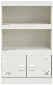 Aparador 67x39x107 cm aço branco