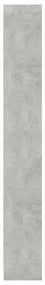 Estante com 5 prateleiras 40x24x175 cm contraplacado cinzento