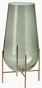 Jarra de vidro artesanal Échasse, Alt 44 cm