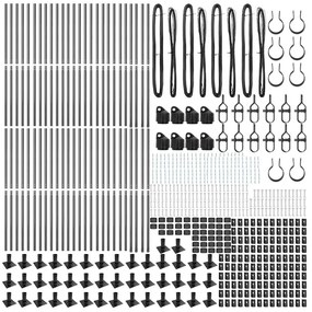 Postes de Cerca com Base - 52 pcs Ø32mm, 88,5cm, Aço Galvanizado.