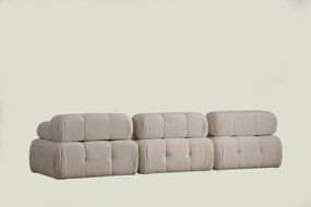 Sofá de 3 Lugares Doblo – Creme – 300cm x 100cm x 80cm