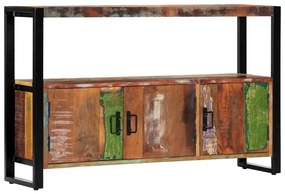 Aparador 120x30x75 cm madeira recuperada maciça