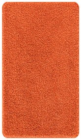 Tapete de Banho Retangular Laranja 70x120 cm Polipropileno Antiderrapa