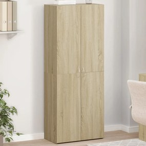 vidaXL Arquivador 60x32x153 cm derivados de madeira carvalho sonoma