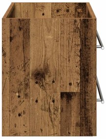 Armário lavatório 80x38,5x48 cm derivados madeira madeira velha