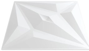 Painéis de parede 24 pcs 50x50 cm 6m² XPS estrela branco
