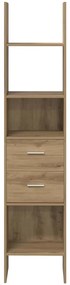 Gabinete de Livros carvalho artisiano 40 x 35 x 180 cm