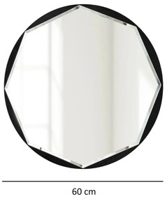 Espelho Stella – Preto – 60 cm x 60 cm