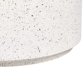 Mesa de centro branca com efeito terrazzo TREZZO Beliani
