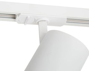 Foco moderno branco para sistema de calhas monofásico incluindo LED - Iconic Mark Moderno