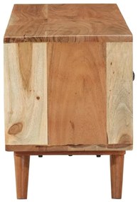 Móvel de TV 112x30x40 cm madeira de acácia maciça