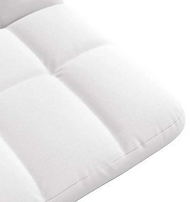 Colchão dobrável 71x51x62 cm tecido branco