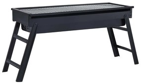 Churrasqueira portátil para campismo 60x22,5x33 cm aço