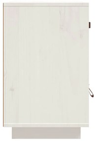 Mesas de cabeceira 2 pcs 40x34x55 cm pinho maciço branco