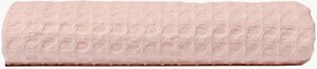 Toalha de rosto em algodão com padrão favo de mel Cherry Pink