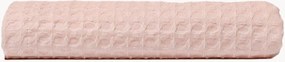 Toalha de rosto em algodão com textura favo de mel Cherry Pink