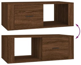 Mesa de centro 100x50,5x35 derivados madeira carvalho castanho
