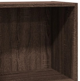 Estante 40x30x77 cm derivados de madeira carvalho castanho