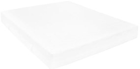 Sofá-cama com colchão 90x200 cm pinho maciço branco