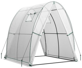 Estufa de madeira para áreas externas de 3 níveis para jardim, varanda e quintal