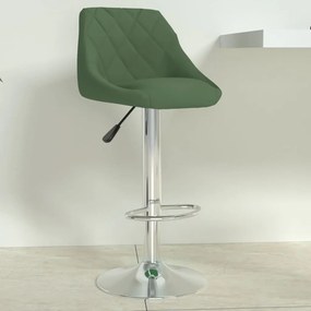vidaXL Banco de bar veludo verde-escuro