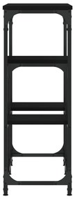 Mesa consola 89,5x28x76 cm derivados de madeira preto