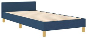 Cama vidaXL Azul 90x200 cm Tecido