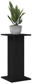 Suportes pra alto-falantes - 2 pcs, Carvalho Preto, 30 x 30 x 60 cm, M